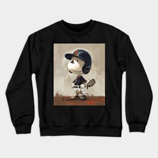 Snoopy Vs Arizona Diamondbacks Canine Catch Crewneck Sweatshirt